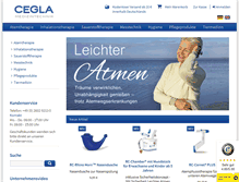 Tablet Screenshot of cegla-shop.com